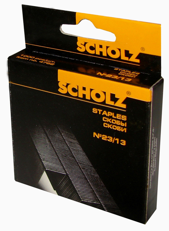 Скоби для степлера SCHOLZ (4762SCH), 23/13, 1000 шт